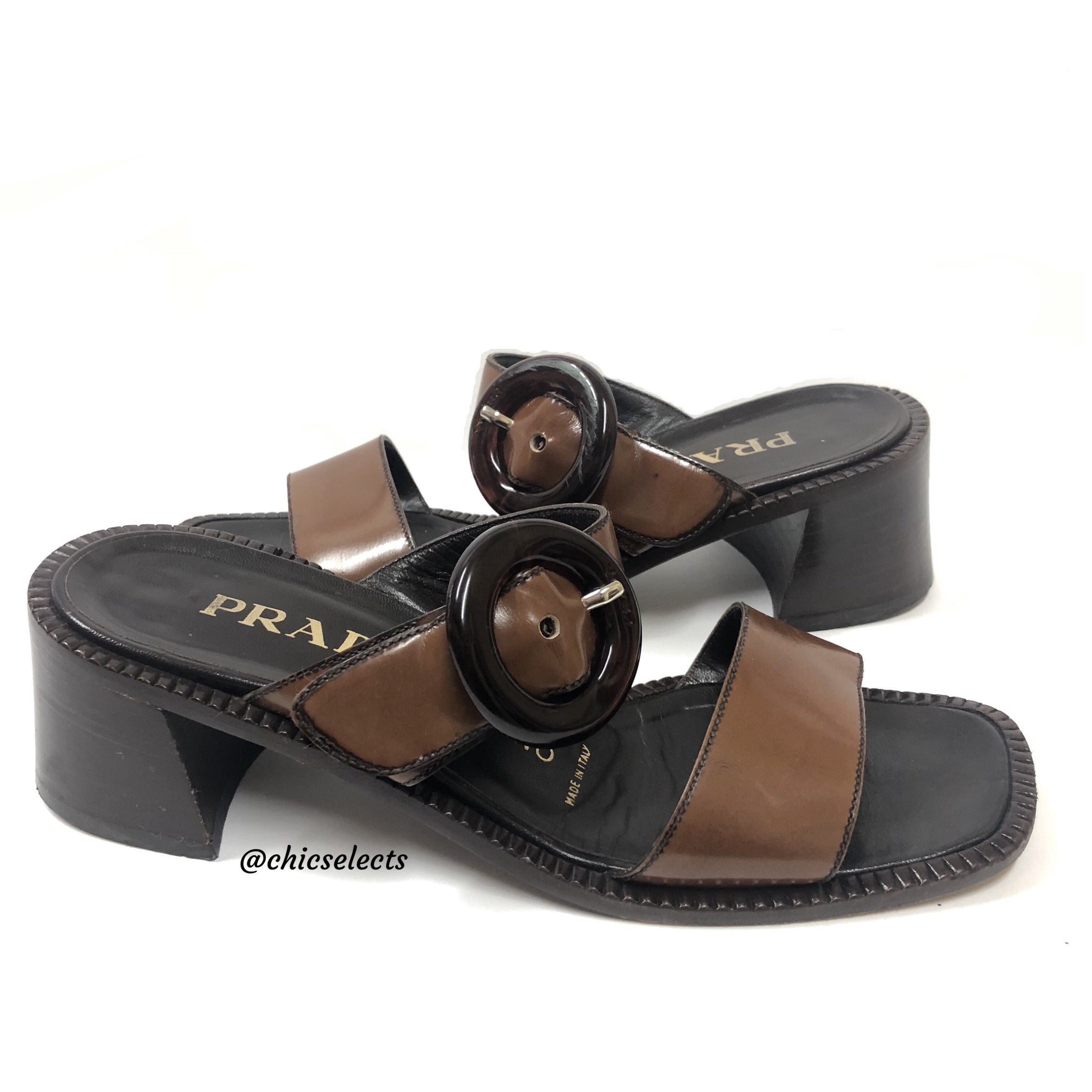 prada double strap sandals