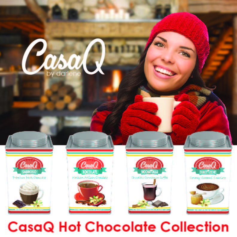 CasaQ Artisan Hot Chocolate Trio w/Tote