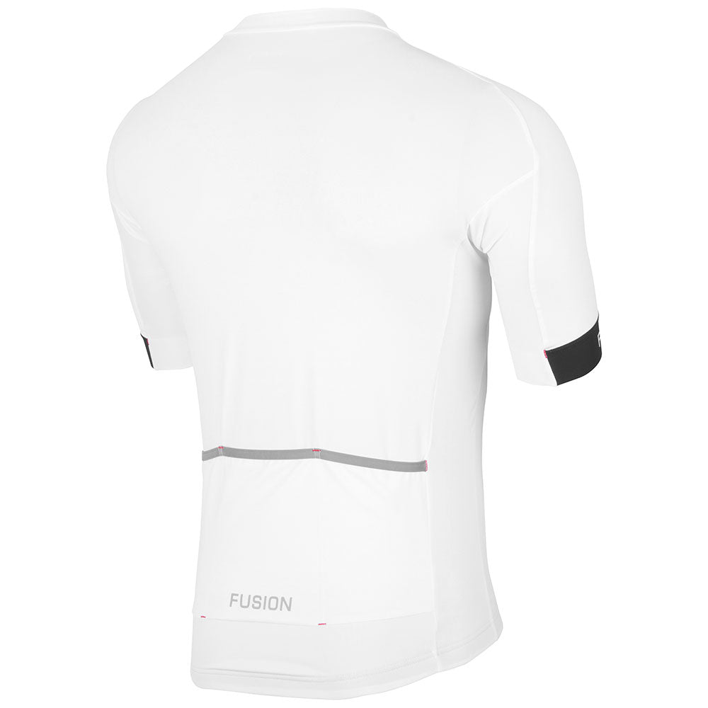 white cycle jersey