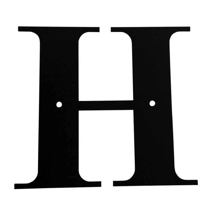 Wrought Iron House Letter H - 3 Sizes Available address letter house ...