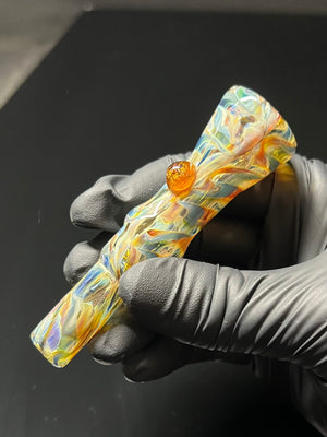 Tie Dye Chillum - Katherman Glass