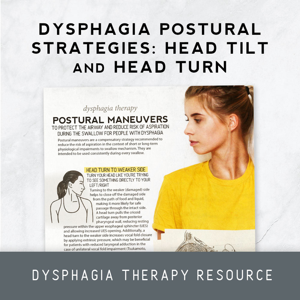 Dysphagia Postural Strategies Head Tilt and Head Turn Therapy Insights