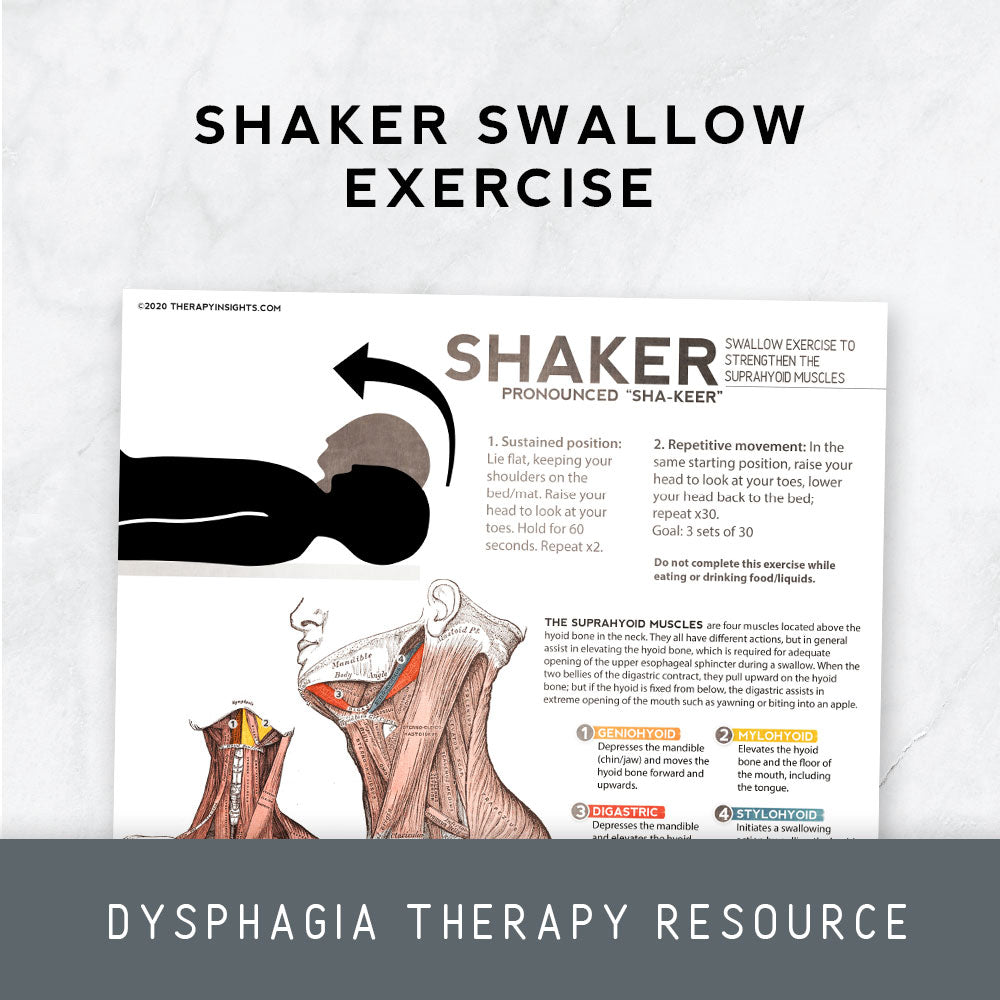 swallowing exercises for decreased hyolaryngeal excursion