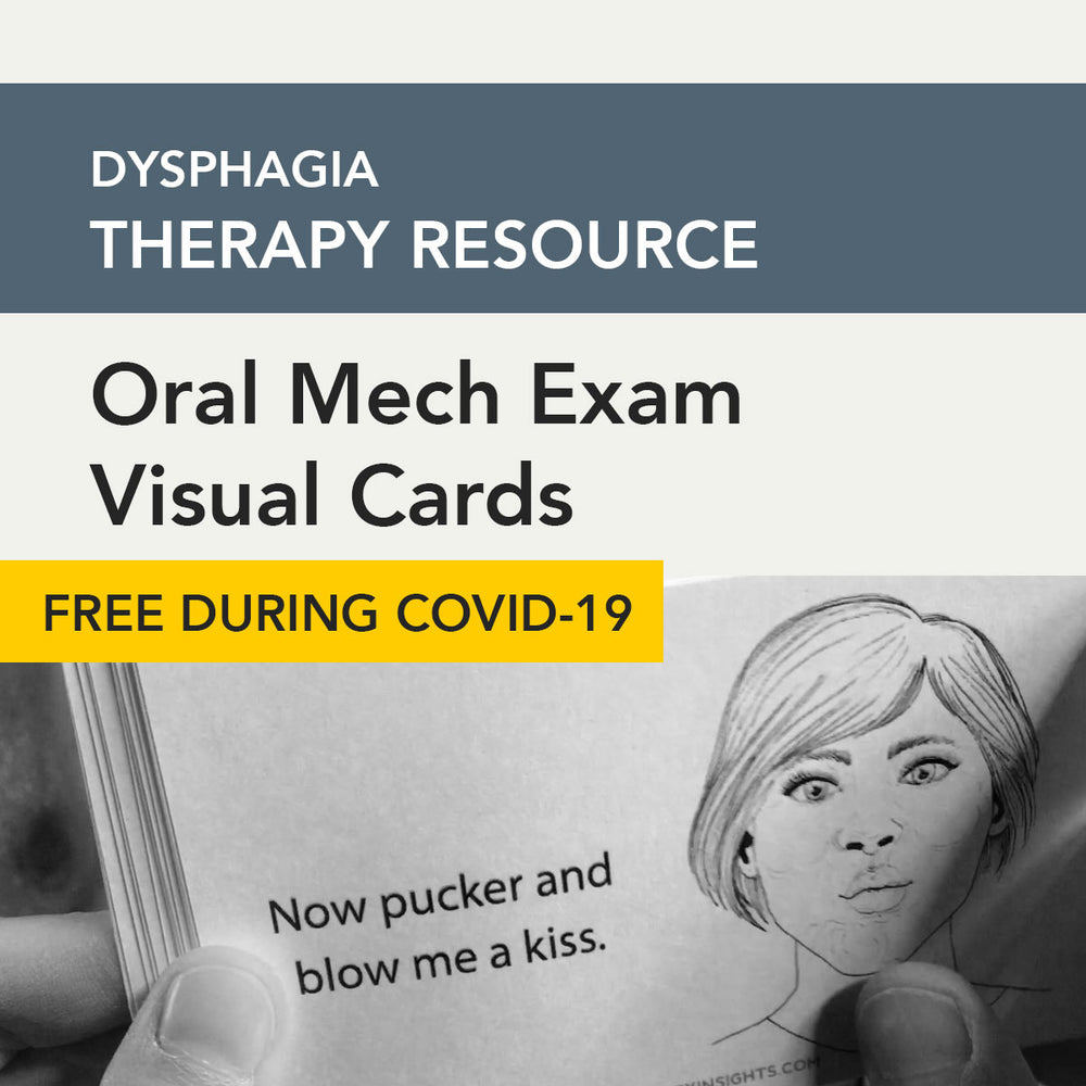 Oral Mech Exam Visual Cards Therapy Insights