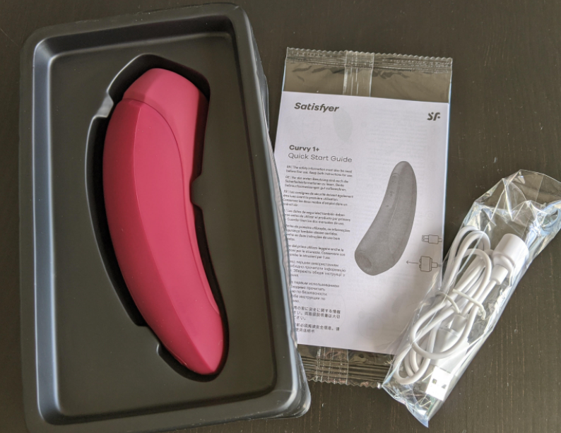 just for you desires - satisfyer curvy 1+ accessories unboxing