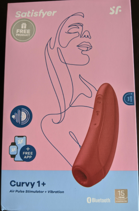 just for you desires - satisfyer curvy 1+ - in box