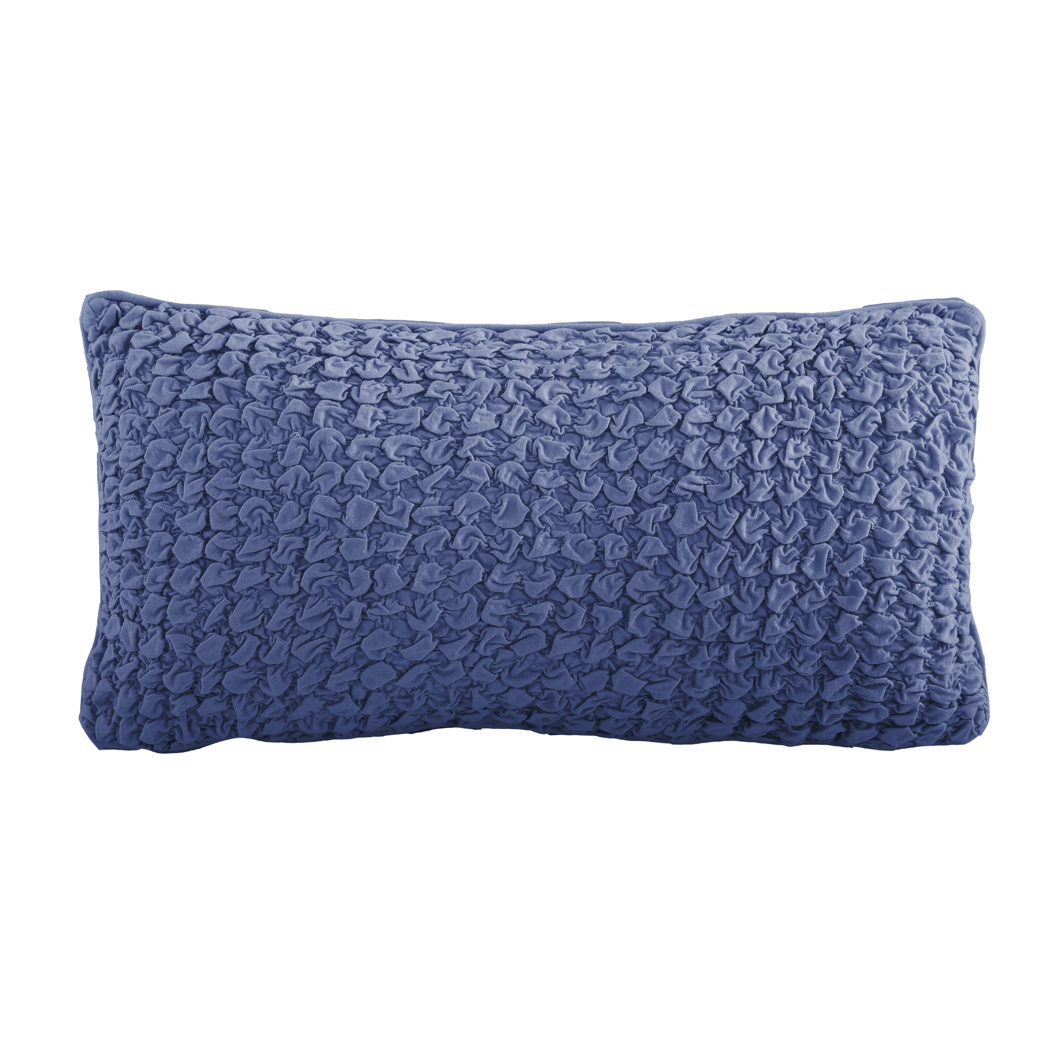 blue rectangle pillow