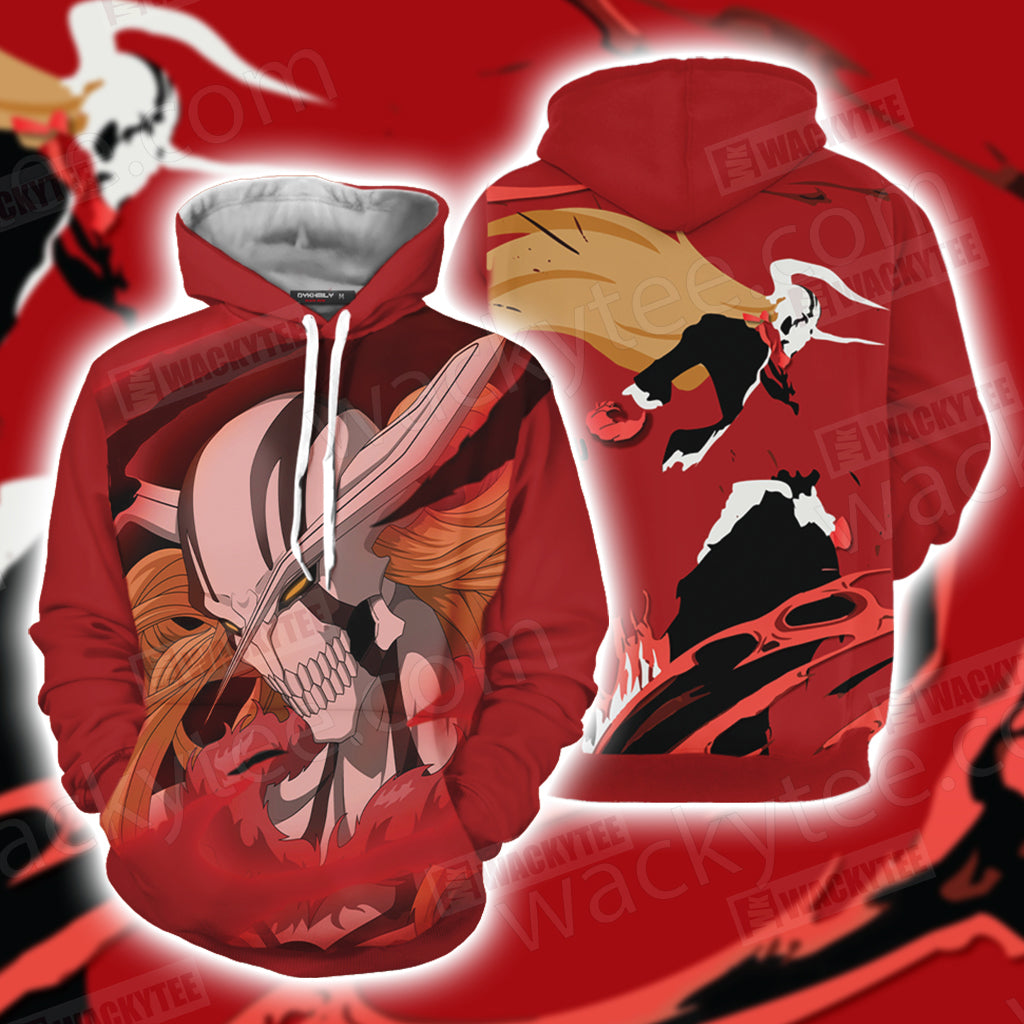 Hollow Ichigo - Full Hollow Transform Bleach Anime Hd 3d Aop Hoodie -  Teeruto