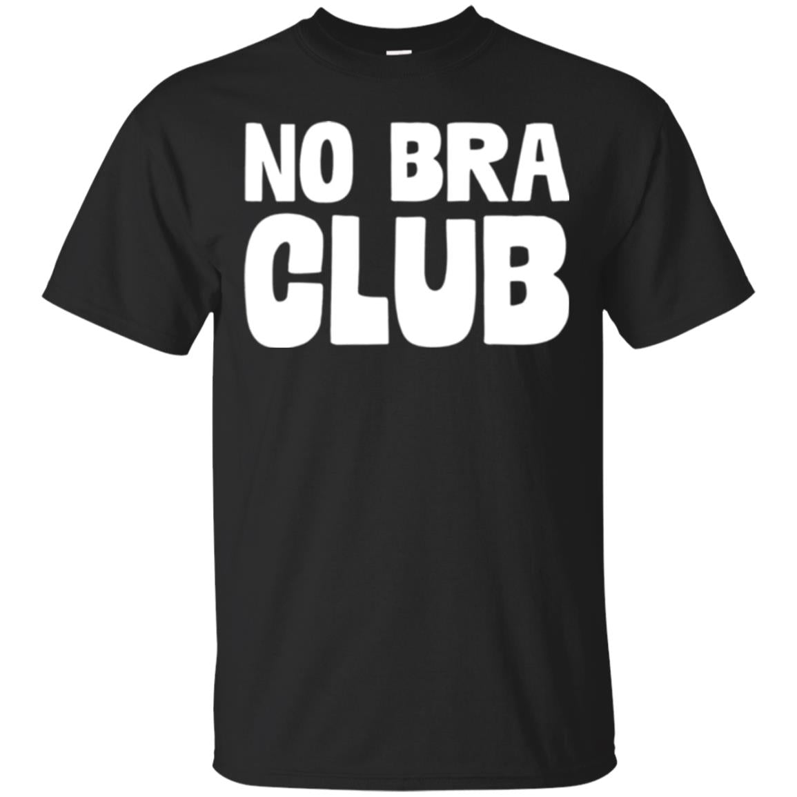 No Bra Club Smiley Faces Funny Women's Gift T Shirt