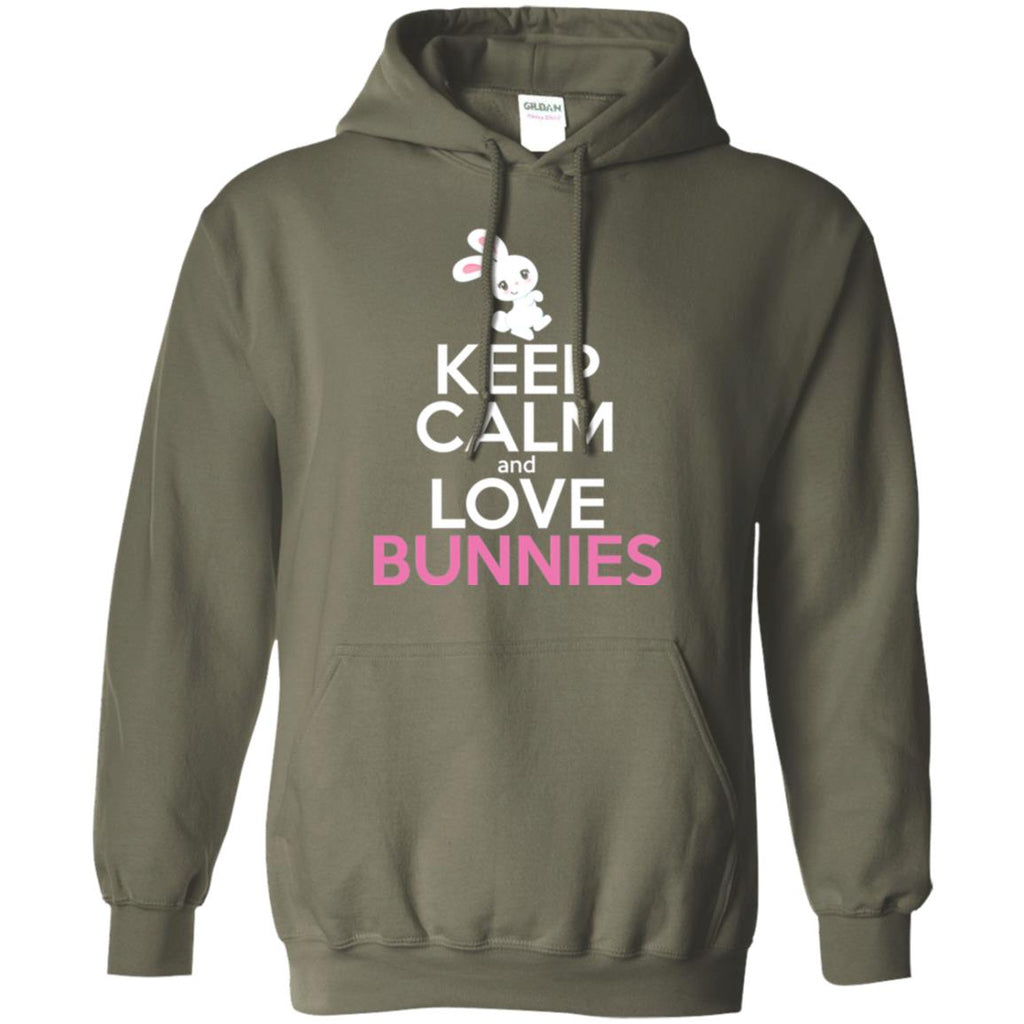 Bunny T Shirt Keep Calm And Love Bunnies Wackytee