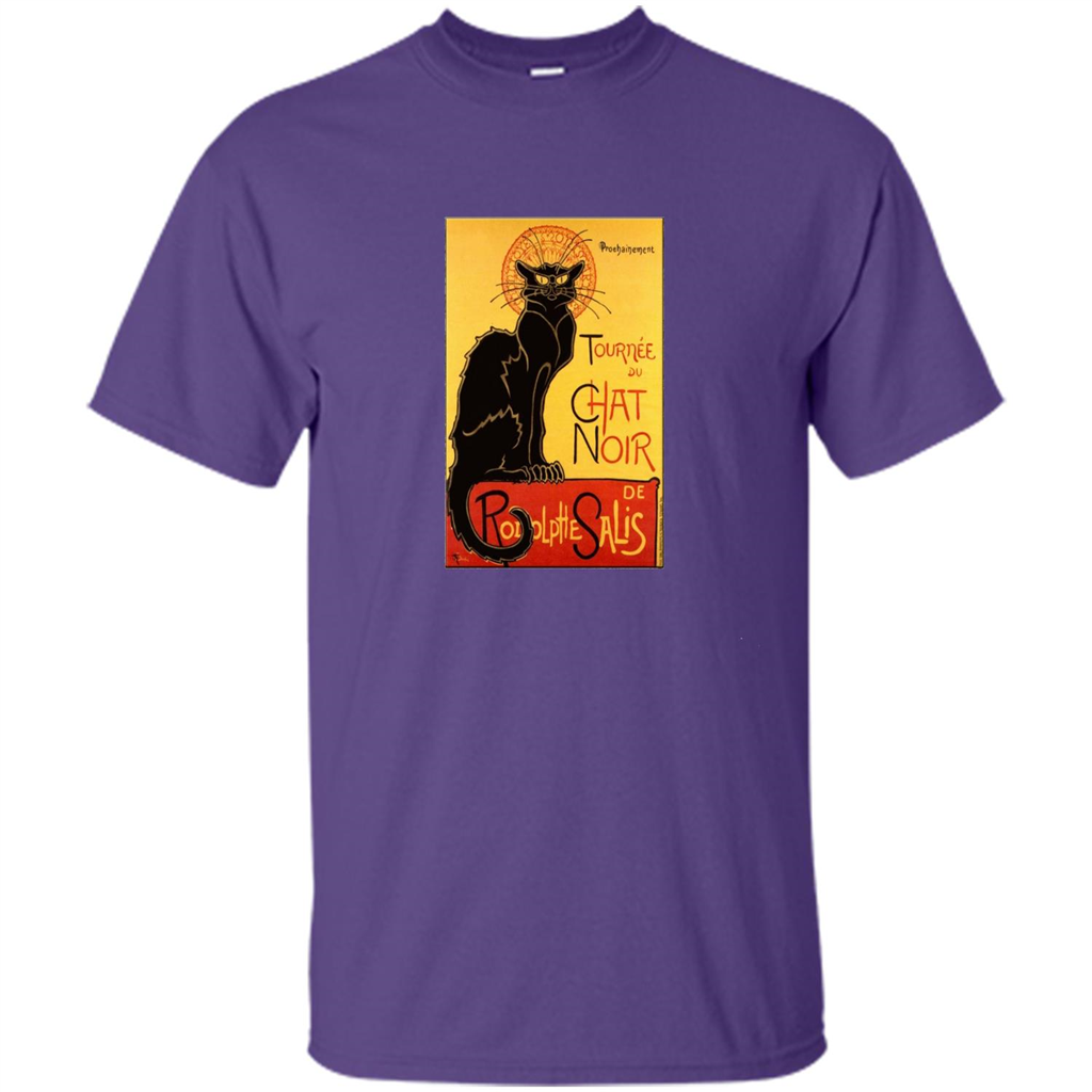 Vintage Poster Le Chat Noir The Black Cat T Shirt Wackytee