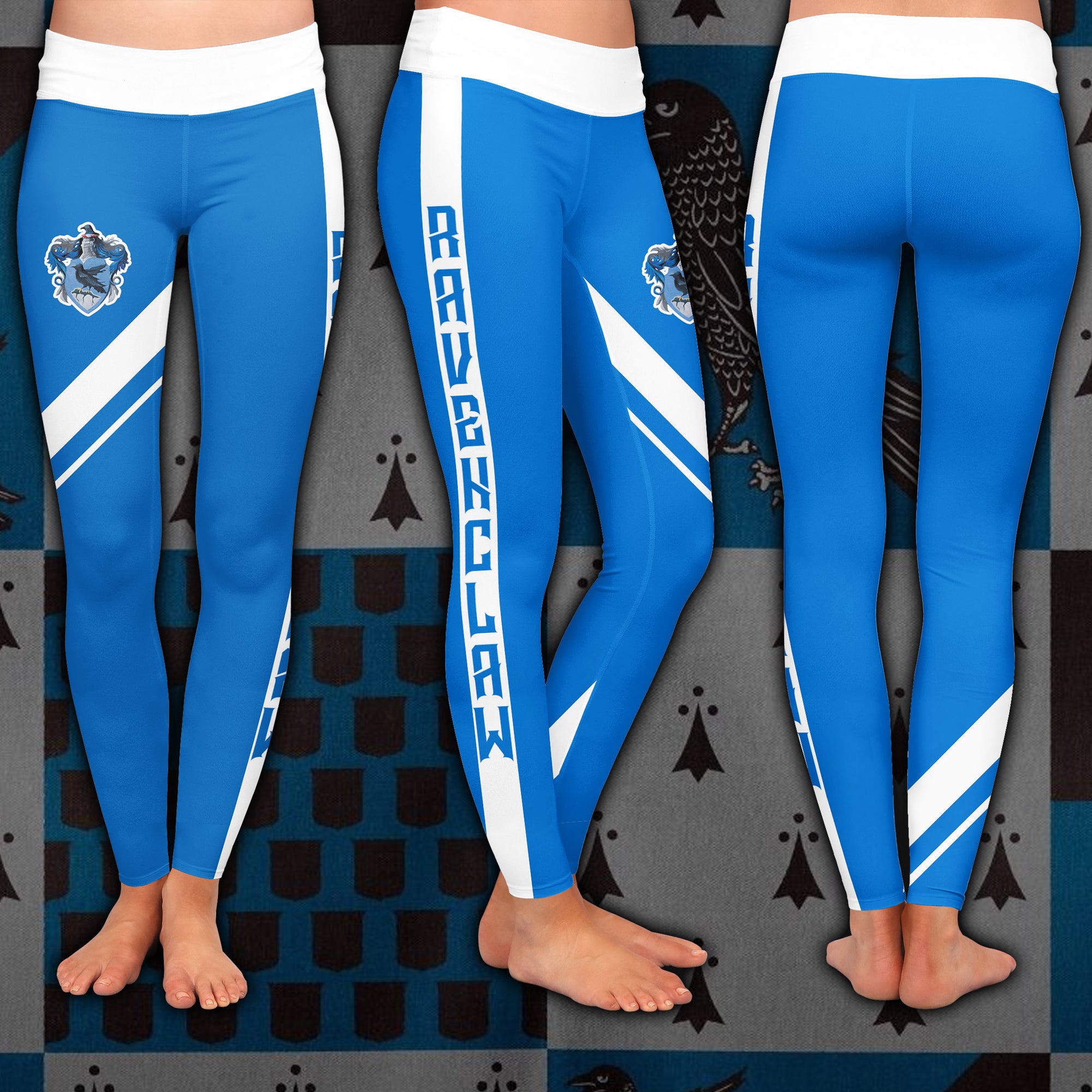 Quidditch Ravenclaw Harry Potter 3D Leggings - WackyTee