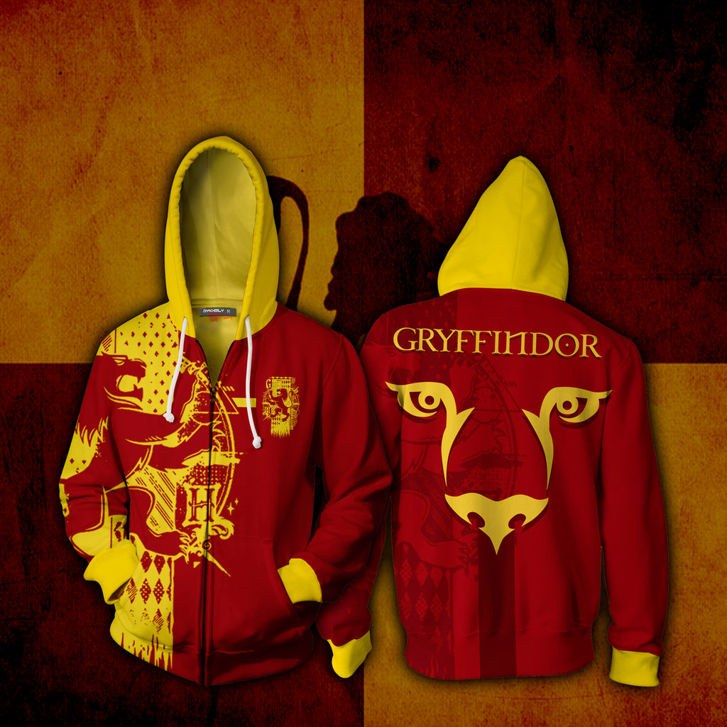 gryffindor zip up hoodie