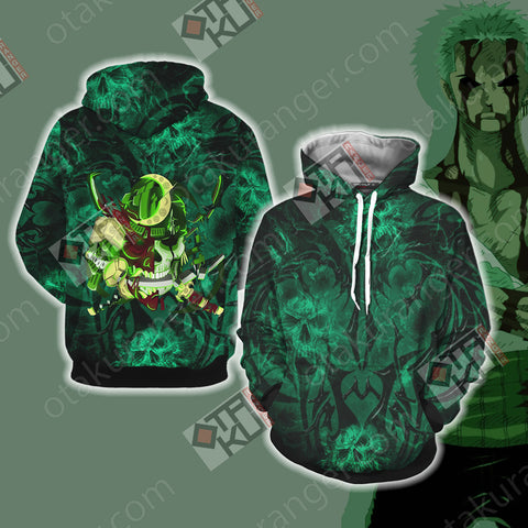 One Piece Zoro New Style Unisex 3d Hoodie Wackytee