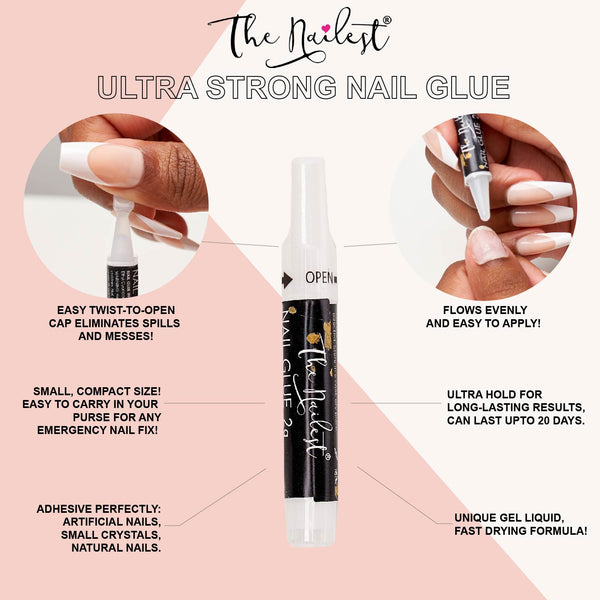 Crazy Glue: Brush-on nail glue – theonlynails