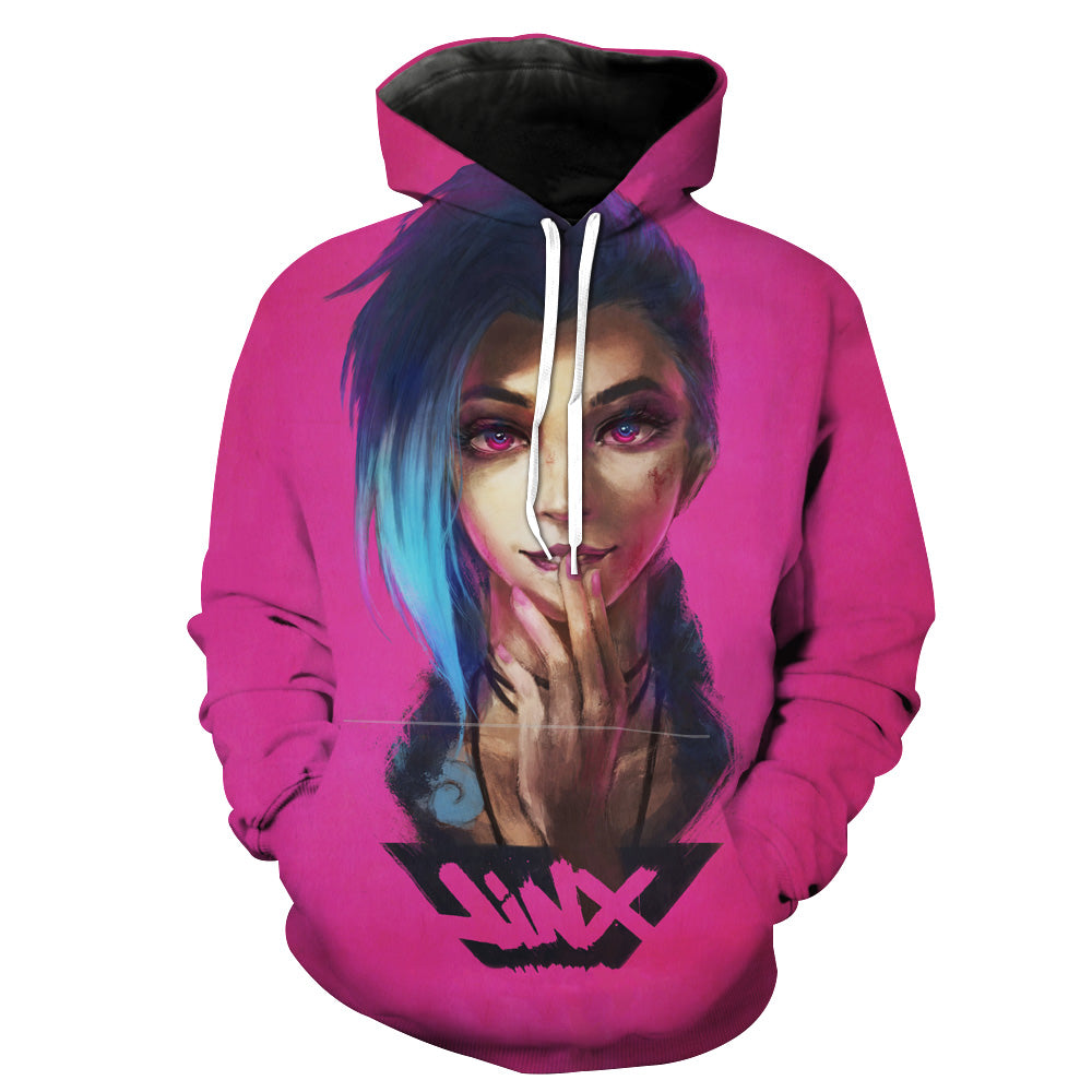 league of legends jinx hoodie