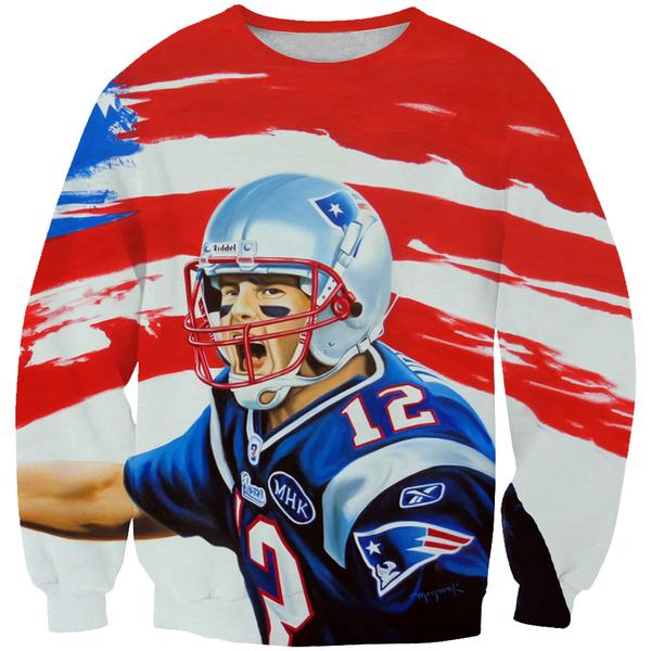 tom brady jersey hoodie