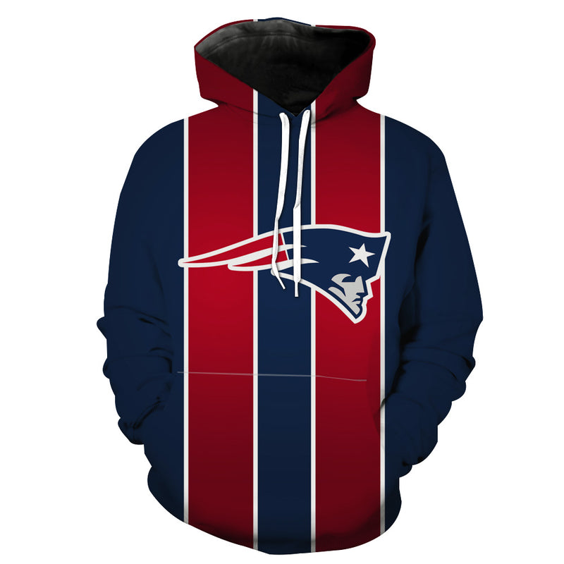 red new england patriots hoodie