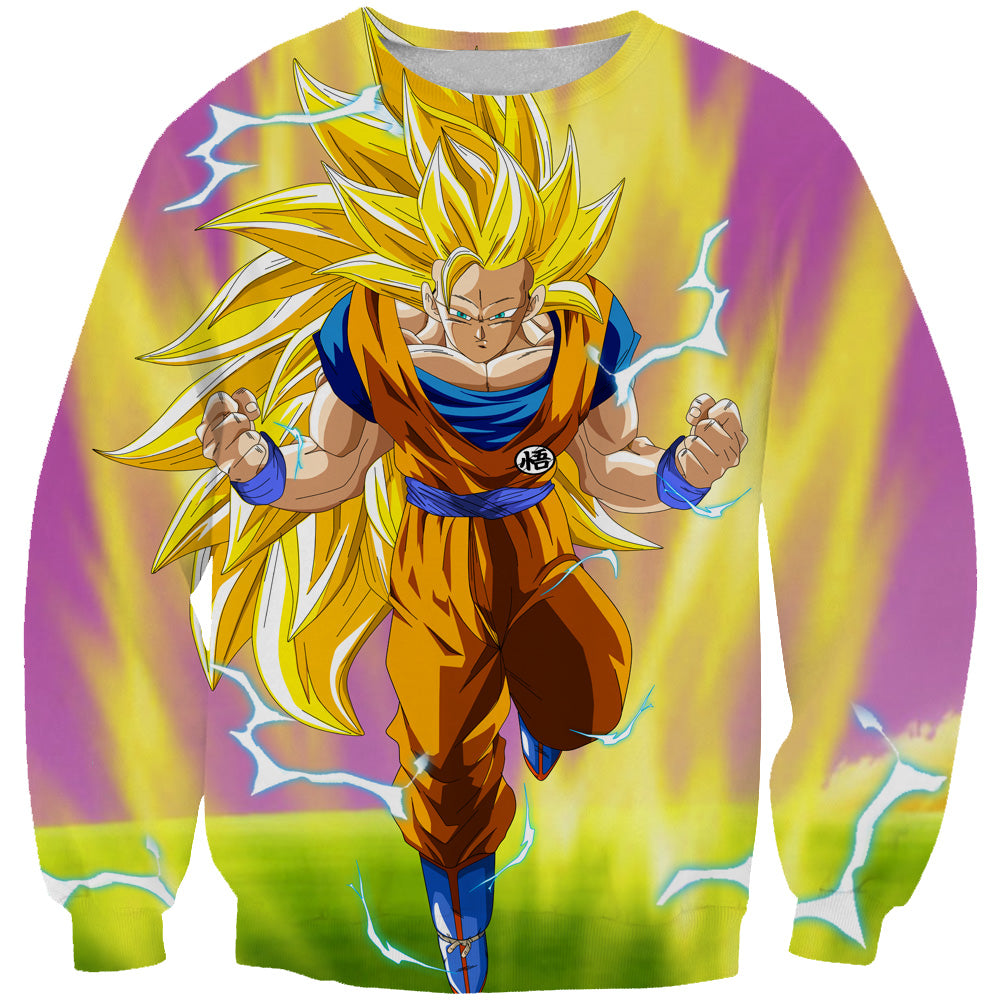 Super Saiyan 3 Goku Sweatshirt Dragon Ball Z Sweaters