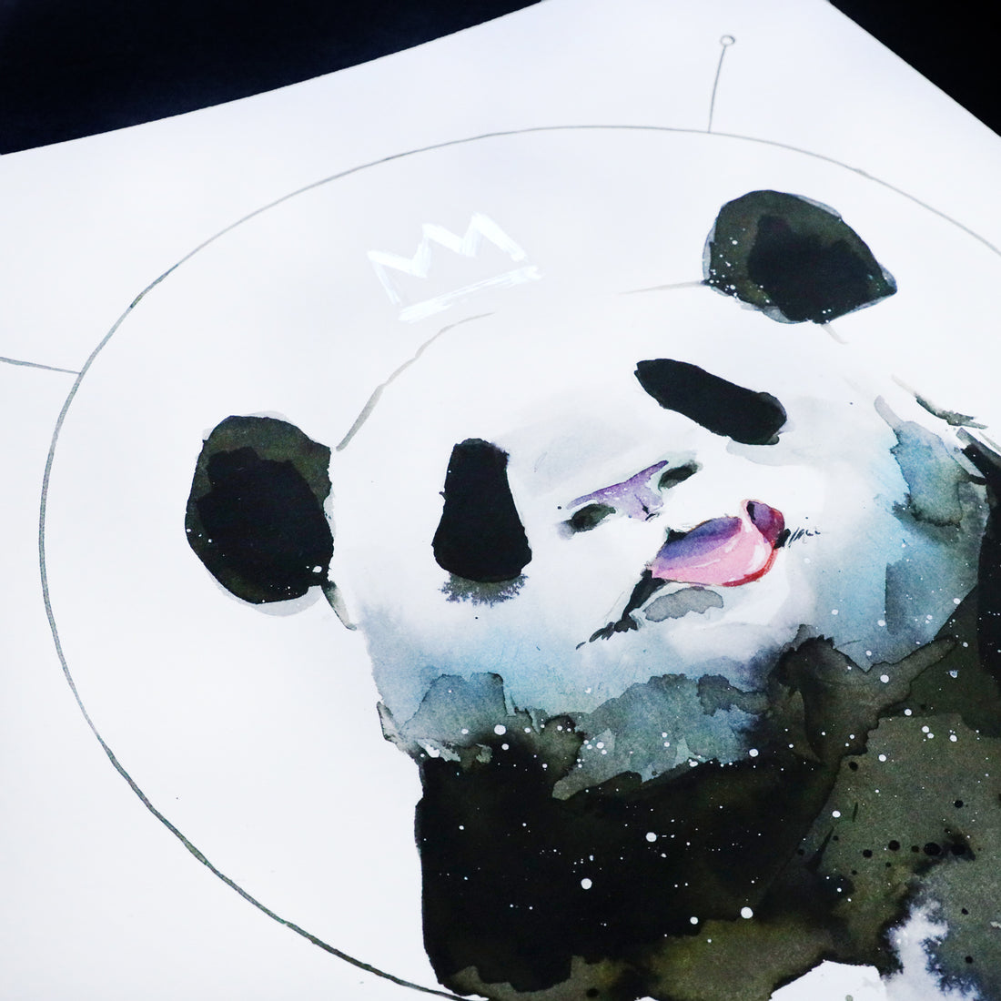 zombie panda drawing