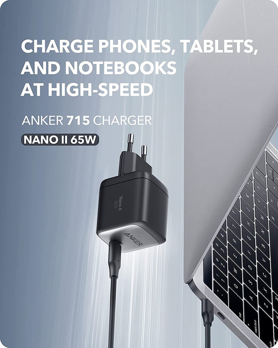 Uitstroom Verzakking Detecteren Anker Nano II 65W USB-C snellader - Zwart— LJS