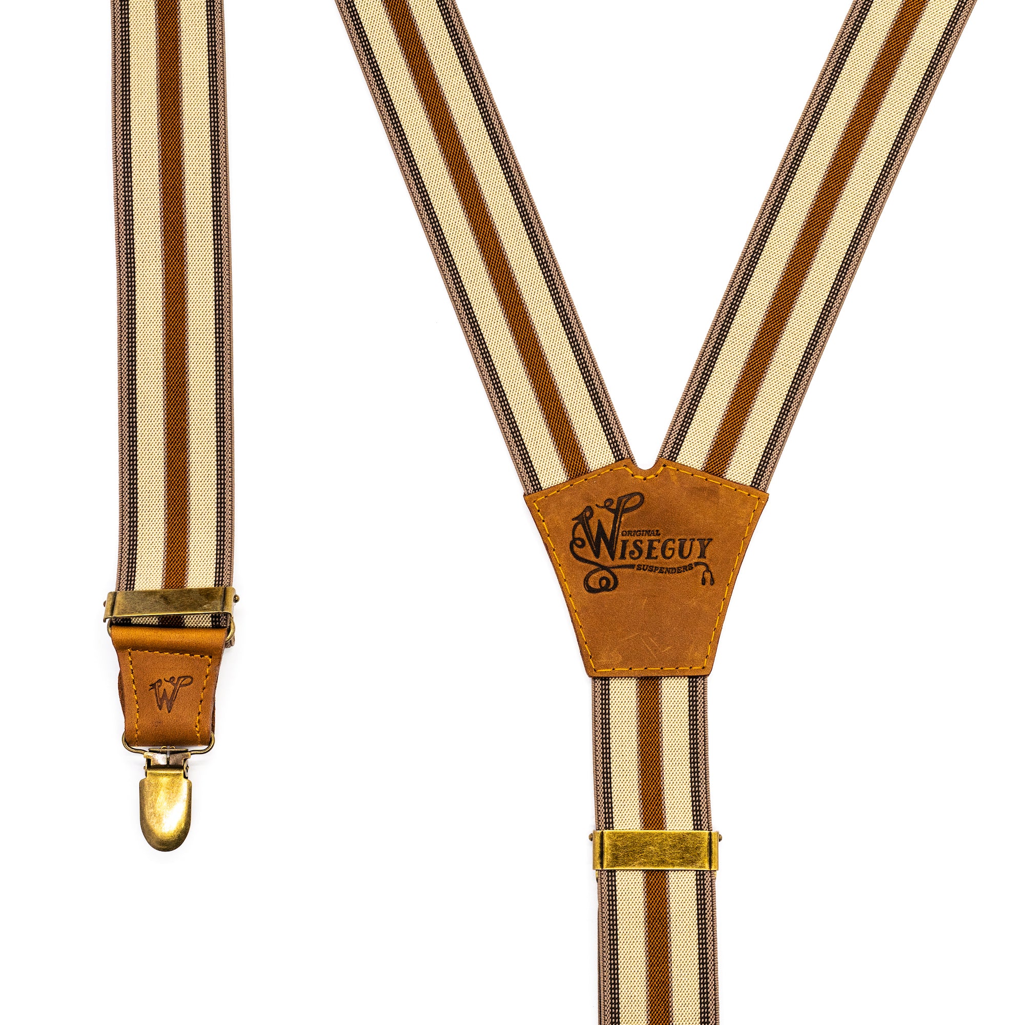 Suspenders Wide Blue Elastic