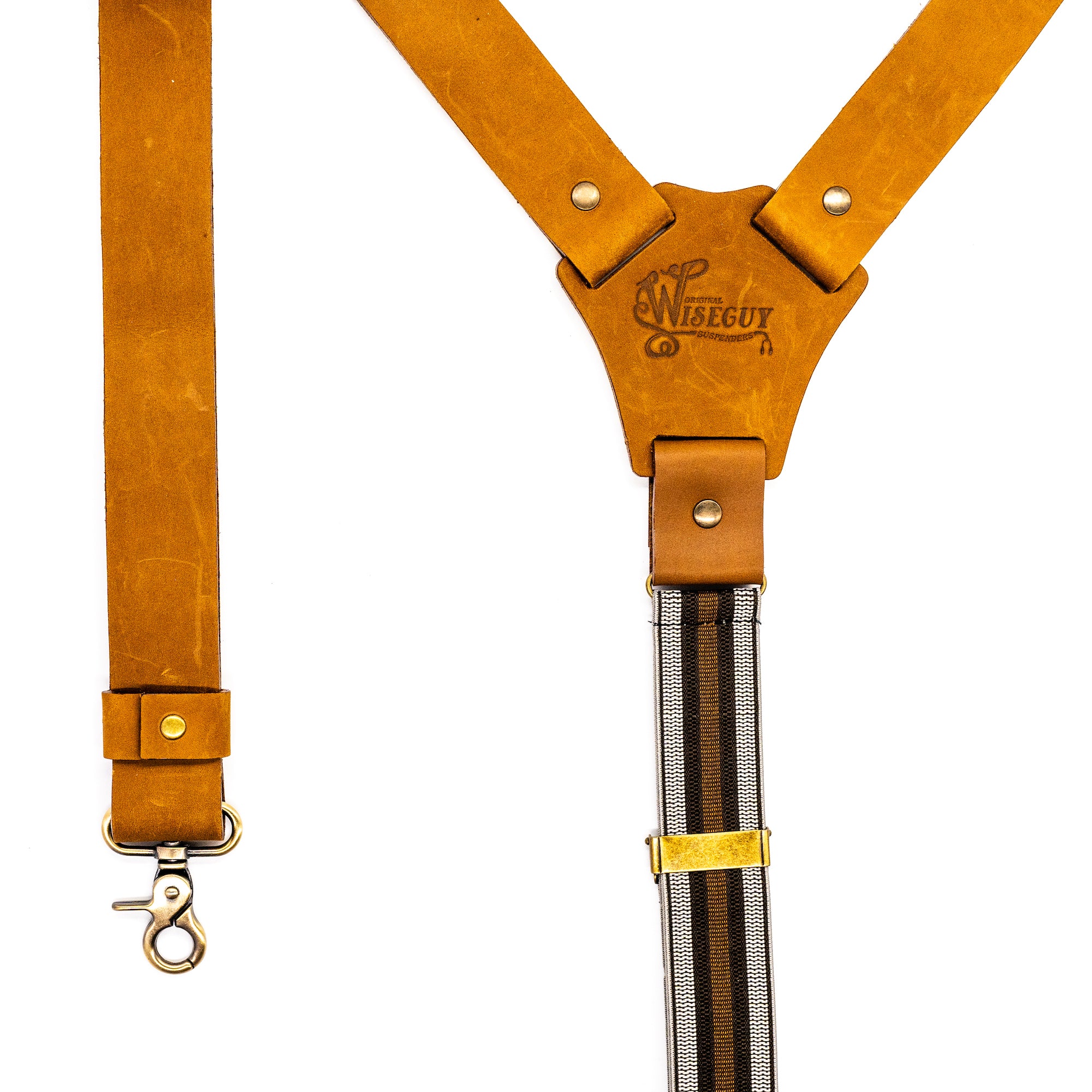 Mua MENDENG Adjustable Suspenders for Men Bronze Metal Clips Braces with  Leather trên  Mỹ chính hãng 2024