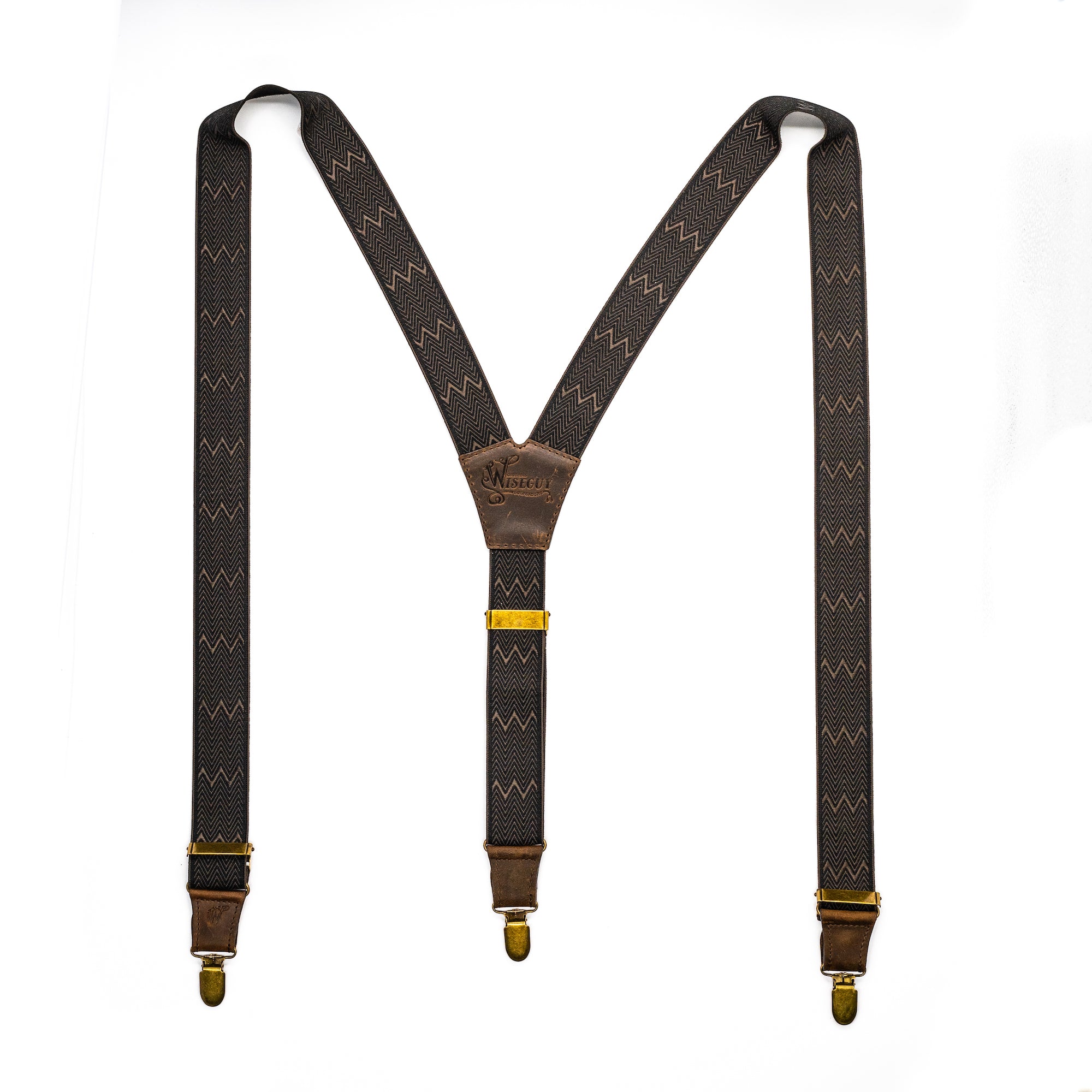 Suspenders Wide Black Elastic