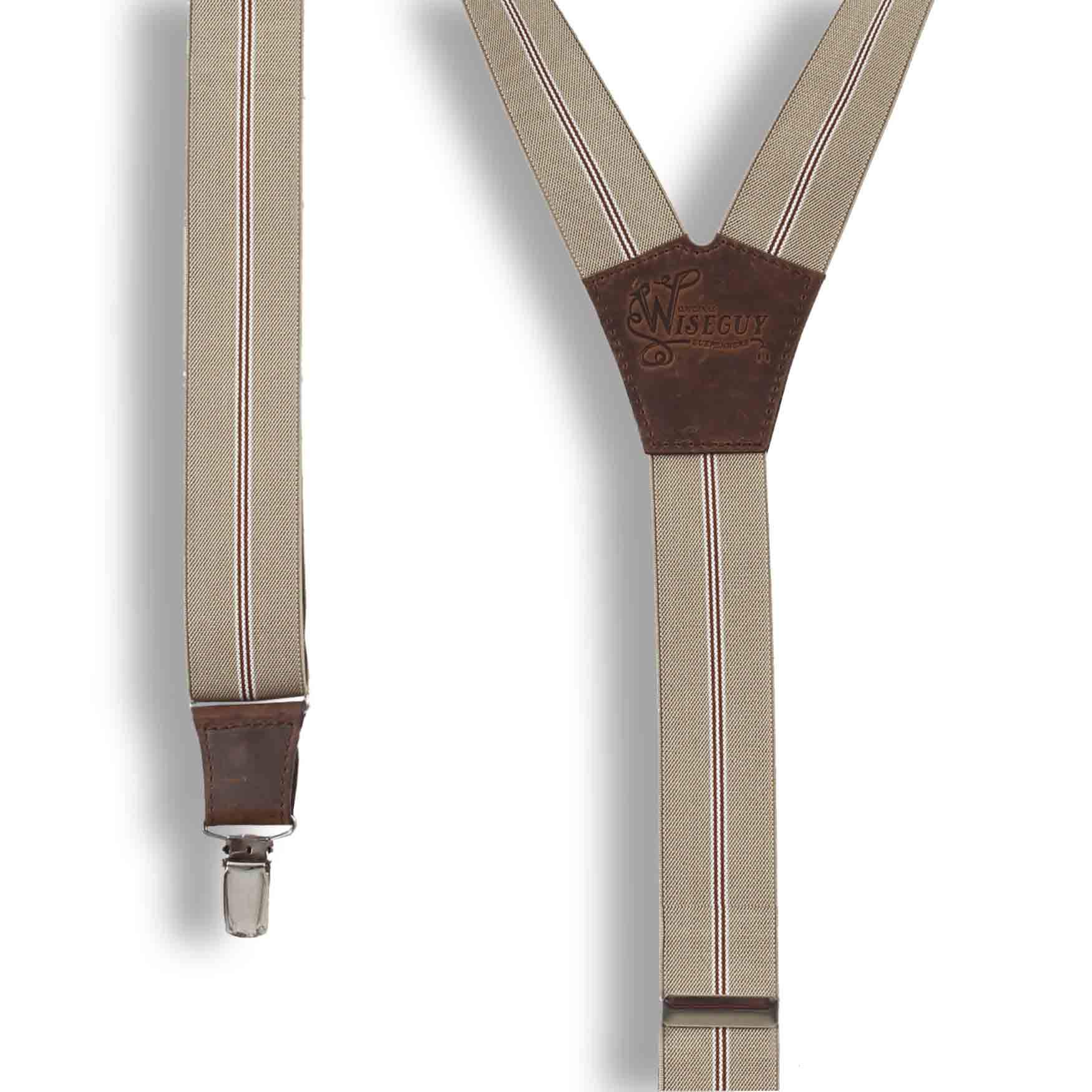 Dapper The Doctor Coffeebrown Wide Suspenders No. E5324