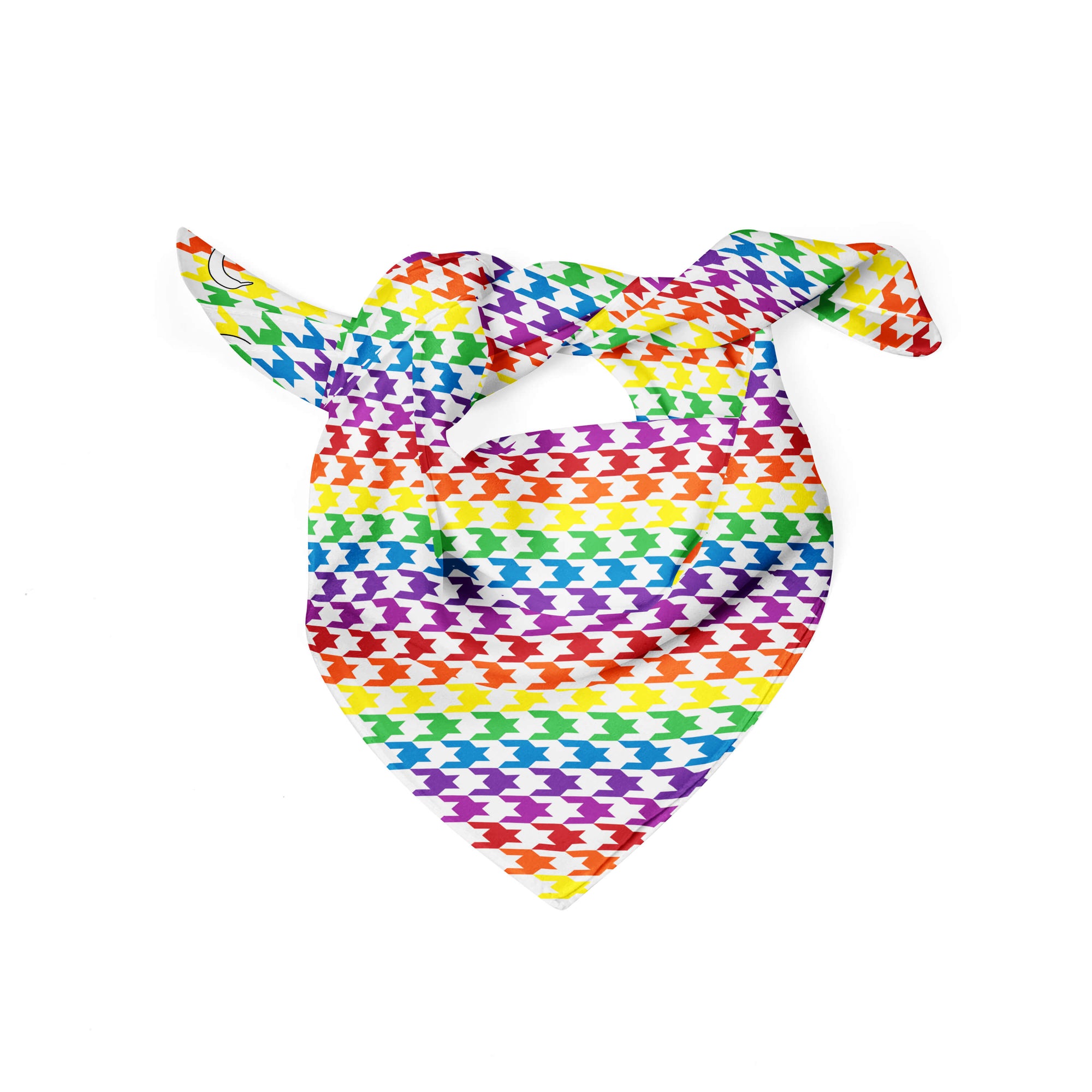 Rainbow Houndstooth - Dog Bandana