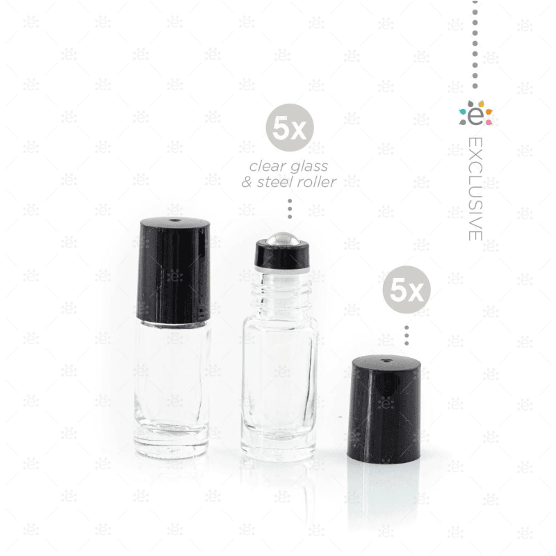 5ml glass roller bottles