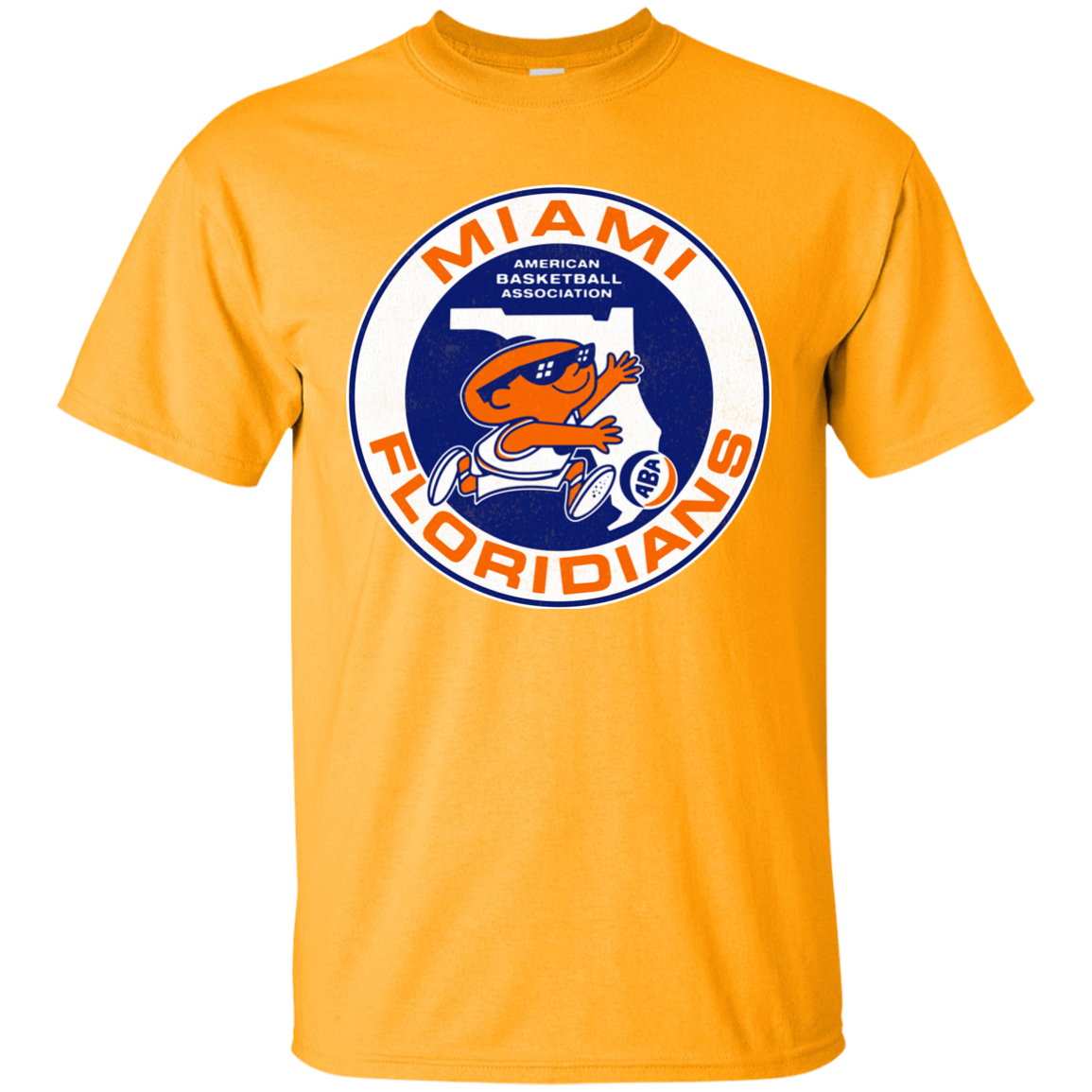 MIAMI FLORIDIANS, RETRO, ABA Basketball, Throwback, Logo, Florida