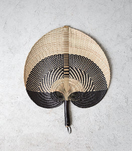 wicker hand held fans