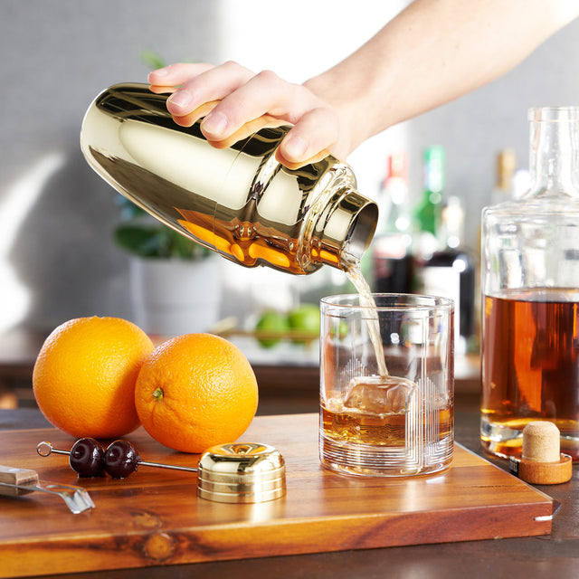 Copper and Marble Cocktail Shaker