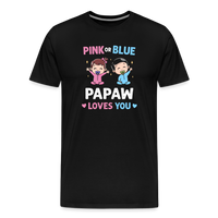 Pink or Blue Papaw Loves You Men's Premium T-Shirt - black
