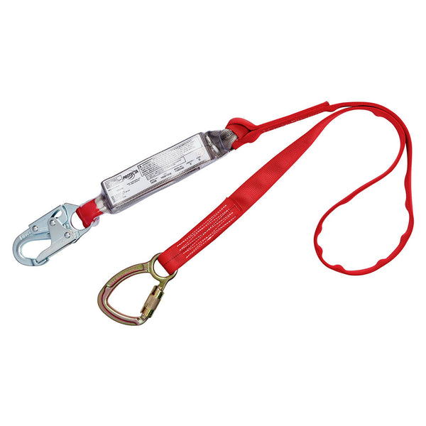 Protecta Pro Dual Leg Tie Back Shock Absorbing Lanyard - 6 ft 