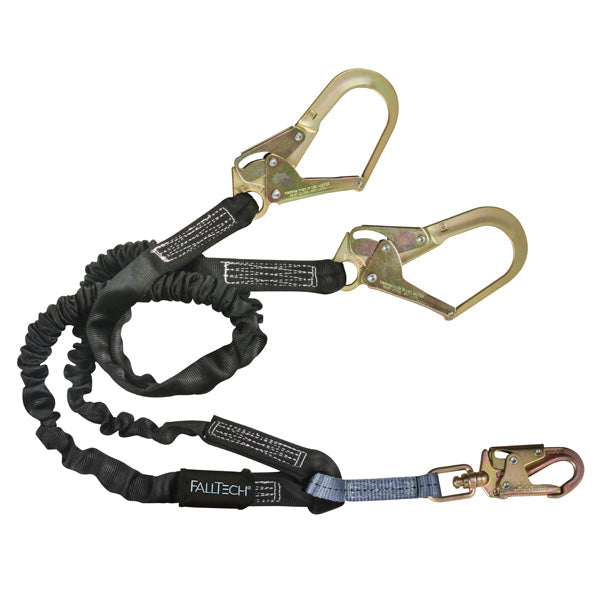 FallTech Trailing & Manual Rope Grab Combo w/ 3 ft. Shock Absorbing La