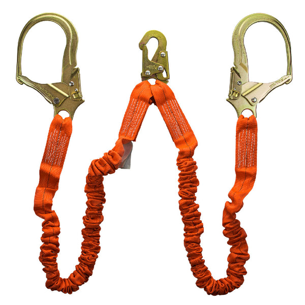 Guardian 01609 24 Double Leg Rebar Positioning Chain Assembly with  Standard Rebar Hook and Non-Swivel Aluminum Snaphooks