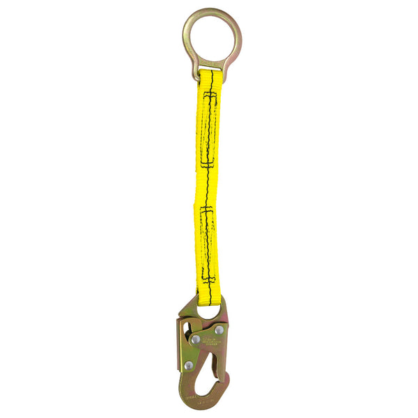 Adjustable lanyard w/ D-ring extender attached - Quad City Safety