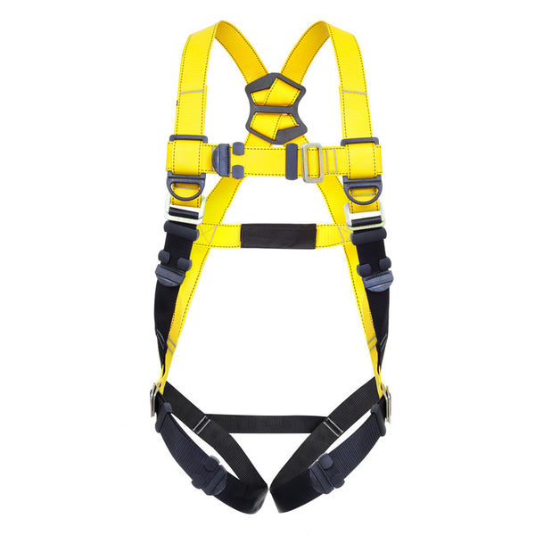 Guardian B7 Comfort Full-Body Harness w/ Waist Pad, Quick-Connect