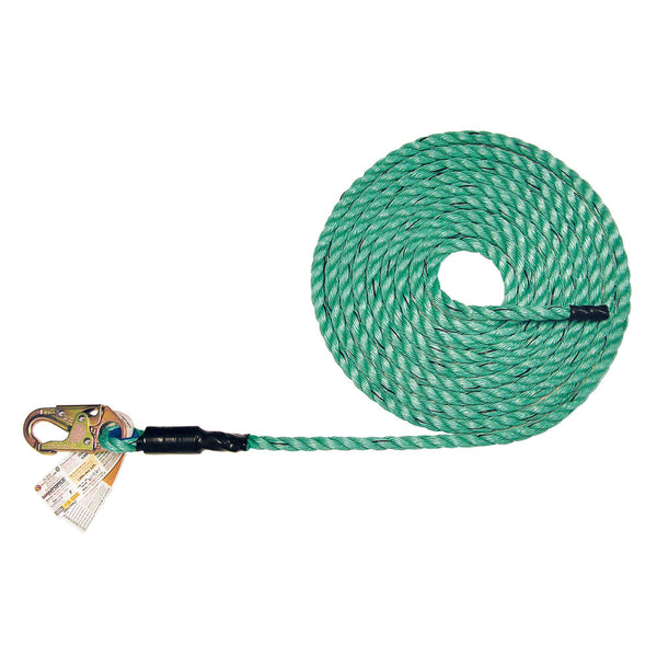 Protecta Rope Lifeline with Snap Hook - 50 ft. - 1299997