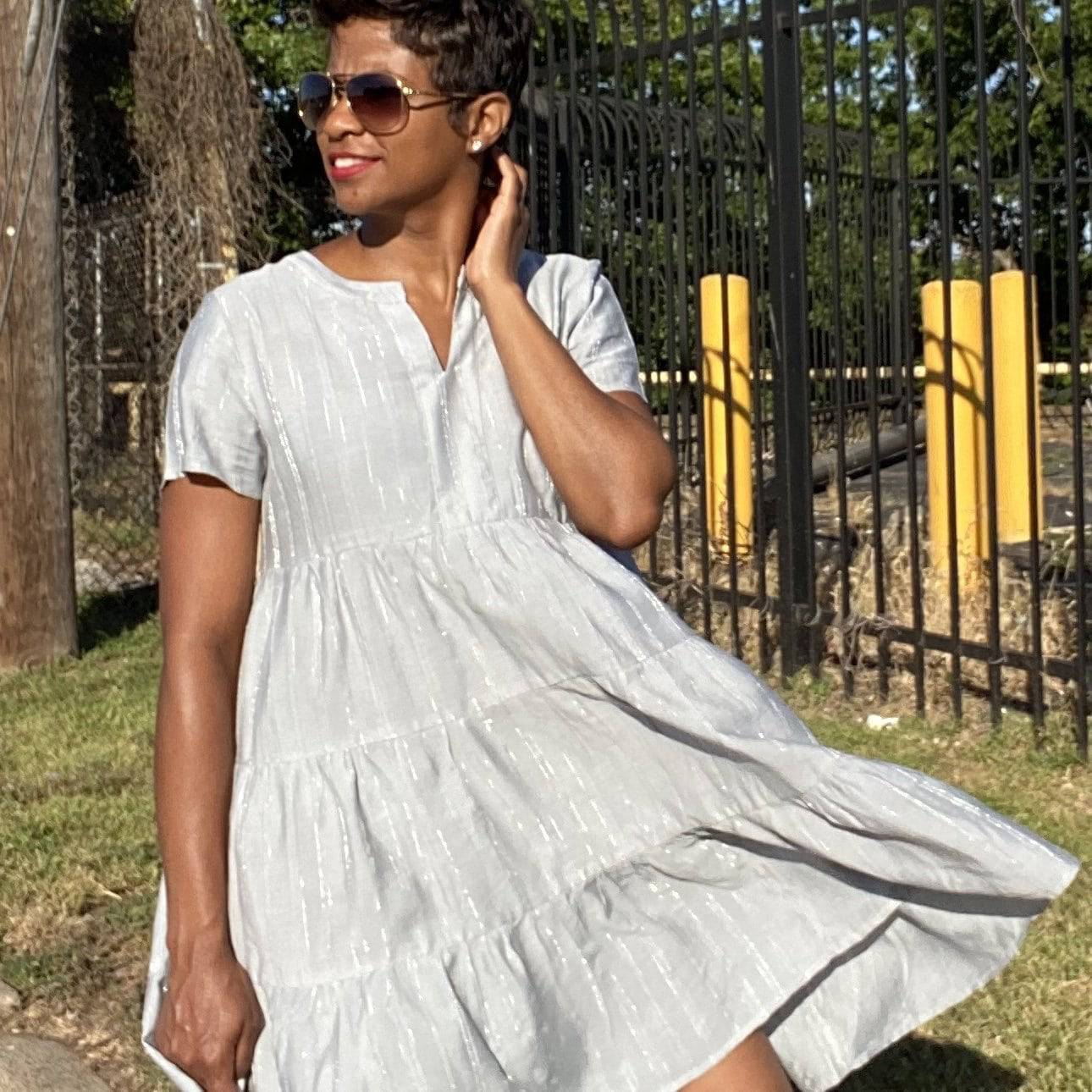 powder blue baby dress