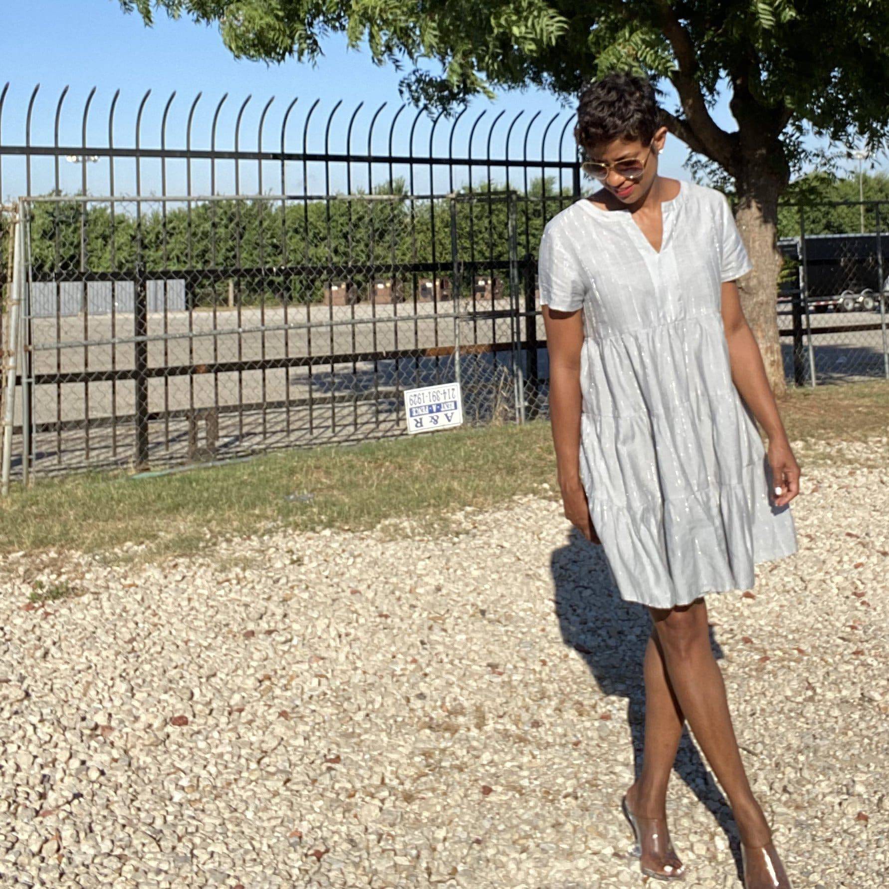 powder blue baby dress