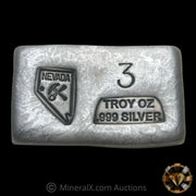 3oz Nevada Poured Silver Bar