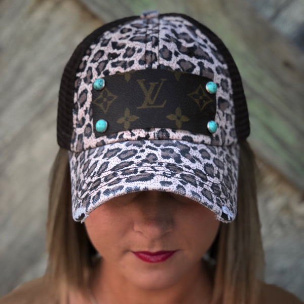 Repurposed Authentic Louis Vuitton Leopard Hat – Liberty West