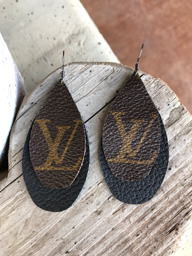 Louis Vuitton Leather Earrings