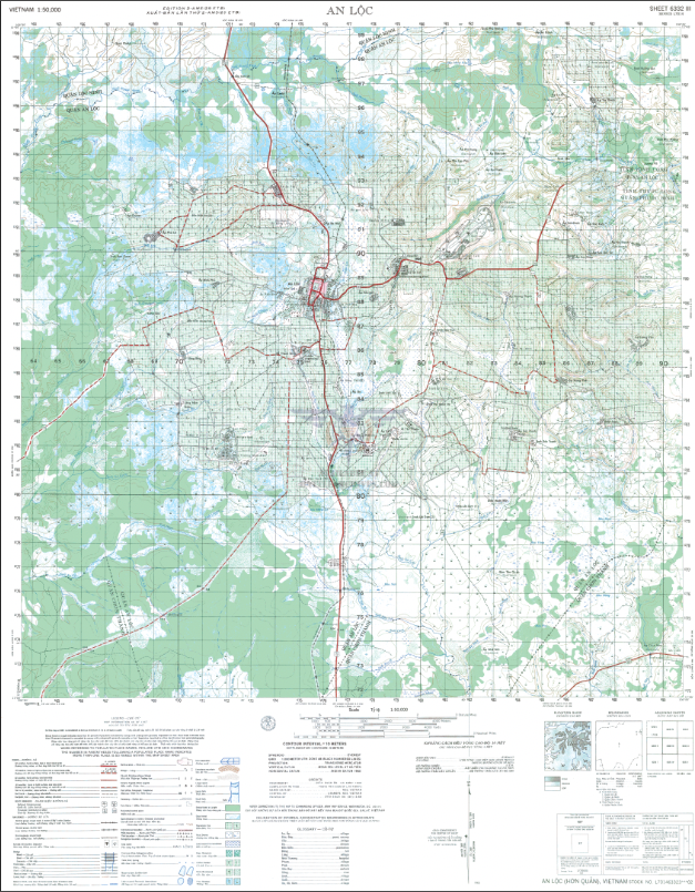 An Loc 1 50 000 Topographical Map Battle Archives   Battle Archives Map An Loc 1 50 000 Topographical Map 17150173839518 800x 