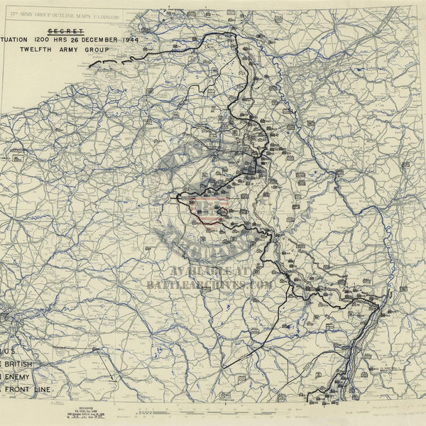 battle of the bulge maps