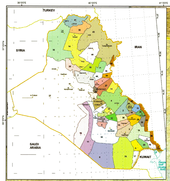 Iraq 2005 Topographical Map – Battle Archives