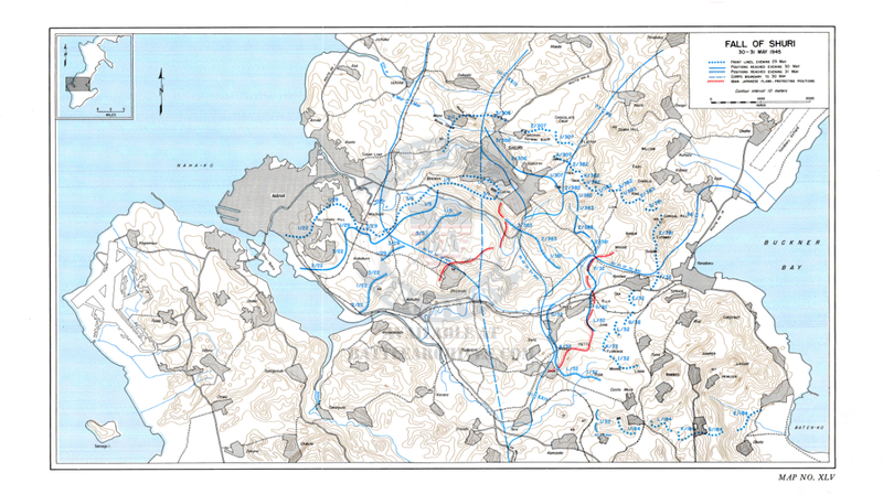 Okinawa Shuri Castle Battle Map – Battle Archives